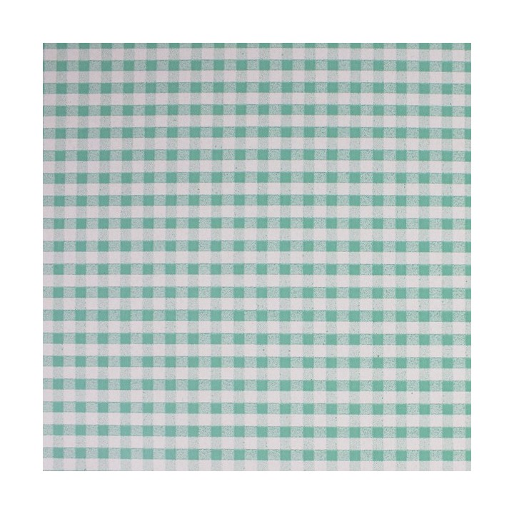 Bobina de Papel de Regalo Cuadros Vichy Verde 62cms 80m