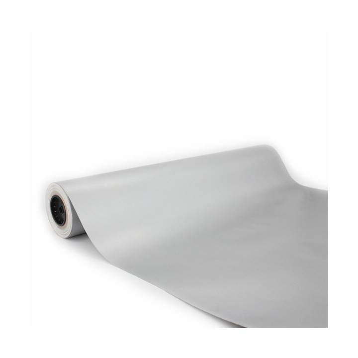 Bobina de Papel de Regalo Plata 62cms 80m