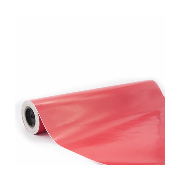 Bobina de Papel de Regalo Rojo 62cms 80m