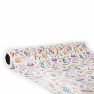 Bobina de Papel de Regalo Detalles Mar 62cms 80m
