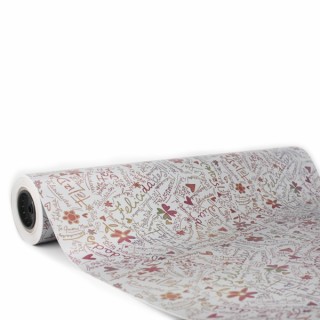 Bobina de Papel de Regalo Felicidades Varios Colores 62cms 80m