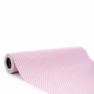 Bobina de Papel de Regalo Rosa Topo Fucsia 62cms 80m