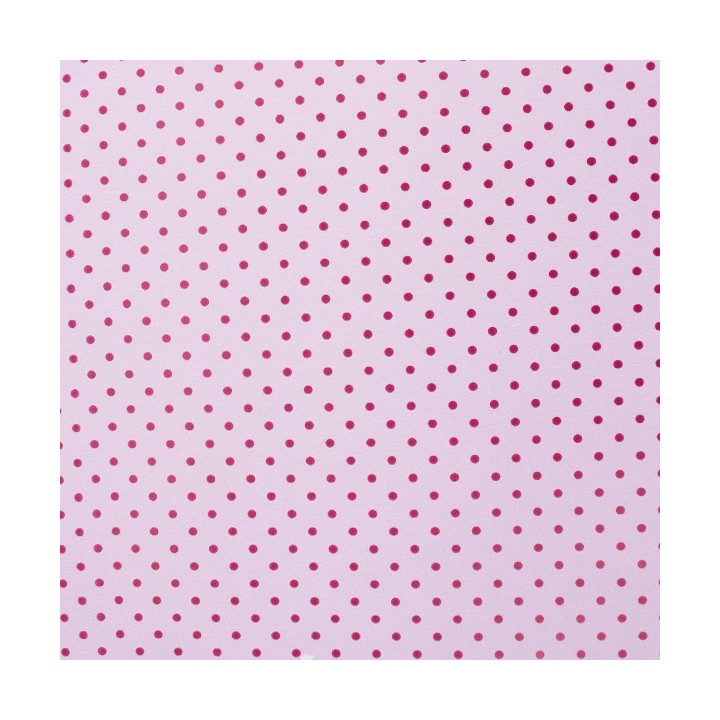 Bobina de Papel de Regalo Rosa Topo Fucsia 62cms 80m