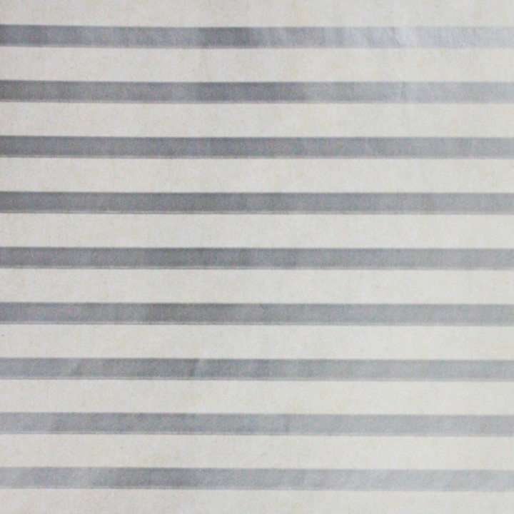 Bobina de Papel de Regalo Estucado Rayas Plata 62cms 80m