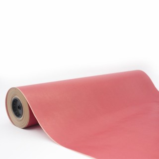 Bobina de Papel de Regalo Kraft Rojo 62cms 100m