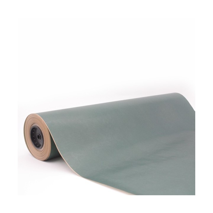 Bobina de Papel de Regalo Kraft Verde Oscuro 62cms 100m