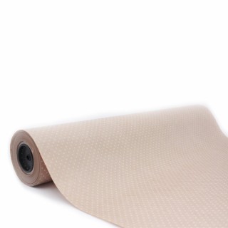 Bobina de Papel de Regalo Topito Pequeño Blanco  62cms 100m