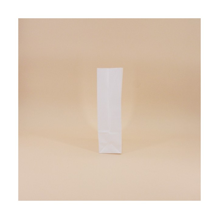 Bolsa Americana de Papel sin Asa Celulosa Blanca 14+7x25 Caja de 900 Unidades