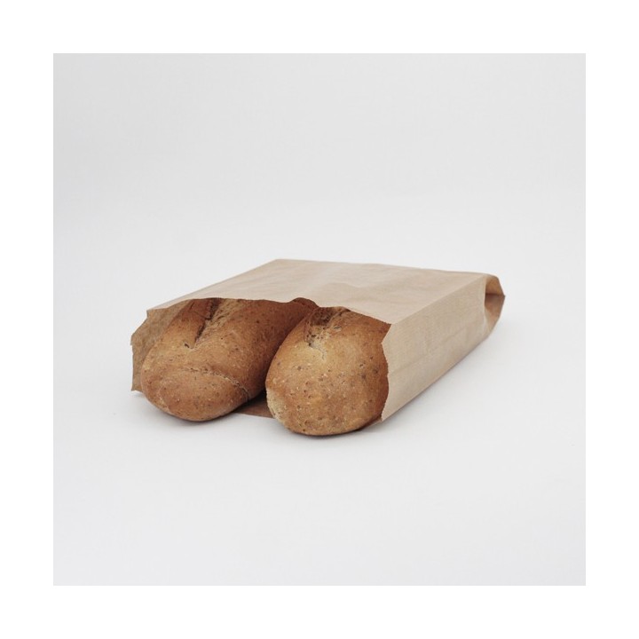 Bolsa de Papel Sobre Pan 20+5x28 Caja de 1.000 Unidades