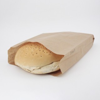 Bolsa de Papel Sobre Pan 24+7x41 Caja de 1.000 Unidades