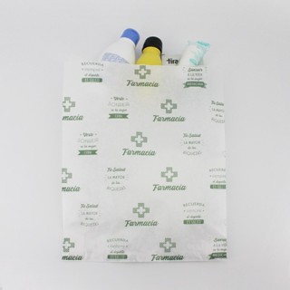 Bolsa de Papel Sobre Farmacia 25+7x36 Caja de 1.000 Unidades
