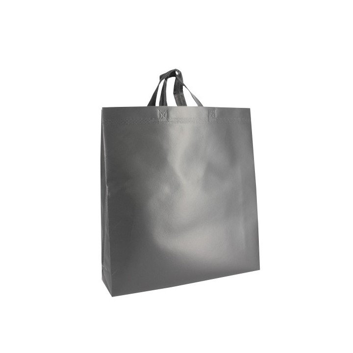 Bolsa de Tela Negra 38+10x40 Caja de 10 Unidades